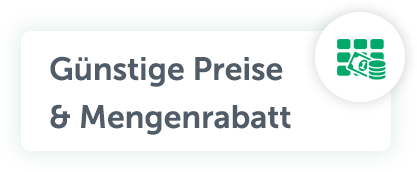 Günstige Preise und Mengenrabatt