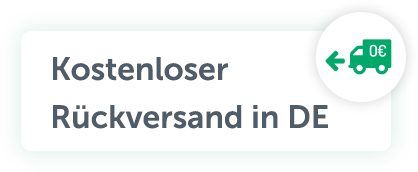 Kostenloser Rückversand innerhalb Deutschlands