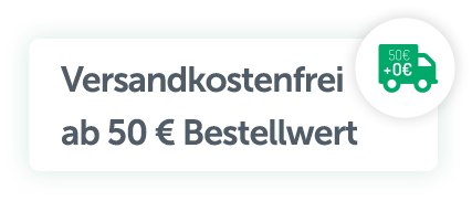 Versandkostenfrei ab 50 Euro Bestellwert