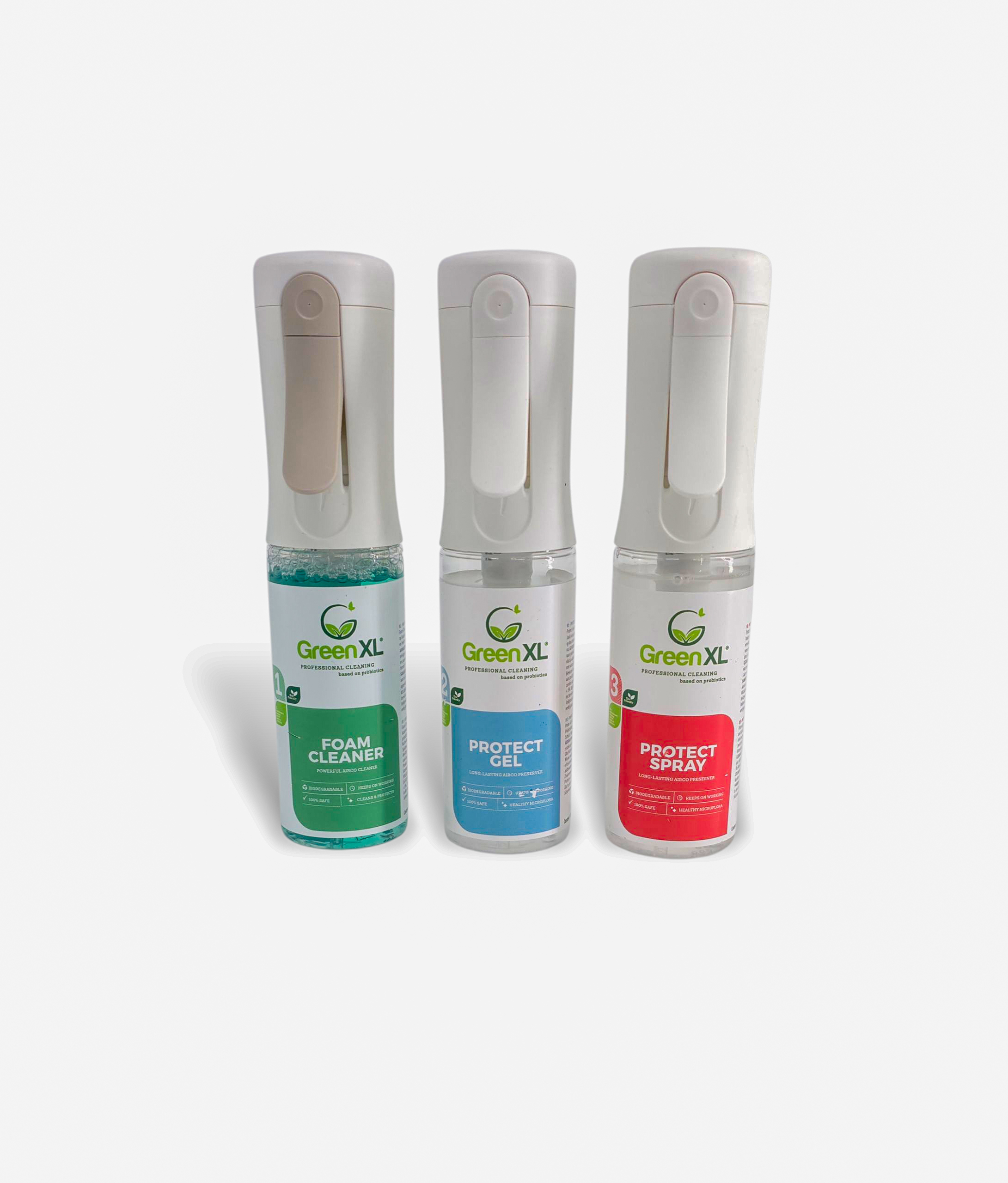 Reinigungs-/Wartungsmittel für Klima- und Lüftungsgeräten - 3er Set