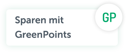 Sparen mit GreenPoints
