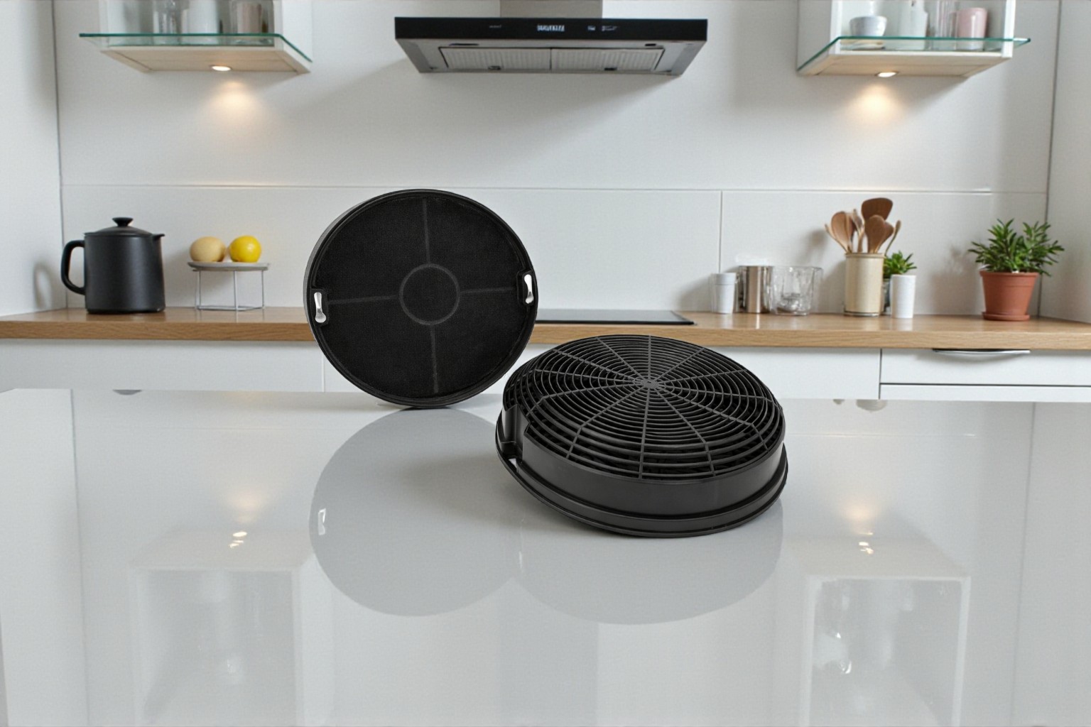 Progress MCFE12 / 9029800571 Dunstabzugshauben-Ersatzfilter / Aktivkohle - 2er Set