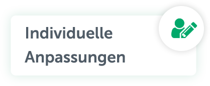 Individuelle Anpassungen